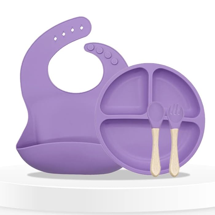 Vaisselle Bebe - TablewareBabySet™ - Violet - Silimôme